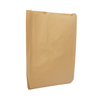 Бумажные пакеты саше для еды бурые 250х50х400 (уп. - 100 шт.)