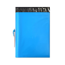 Курьерский пакет голубой 190 х 250 - А5 (100 шт.)