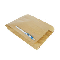 Бумажные пакеты для хлеба саше бурые 160х70х330 (уп. - 100 шт.)