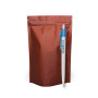 Дой-Пак с зип замком 50 г коричневый 100х170