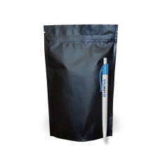 Дой-Пак с зип замком 150 г черный 130х200