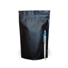 Дой-Пак с зип замком 250 г черный 140х240