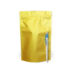 Дой-Пак с зип замком 250 г золотой 140х240