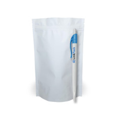 Дой-Пак с зип замком 50 г белый 100х170