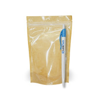 Дой-Пак с зип замком и прозрачной стороной 50 г крафт 100х170