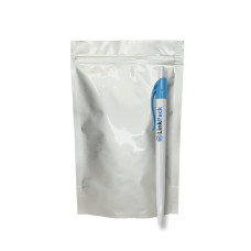 Дой-Пак с зип замком 50 г серебряный 100х170