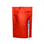 Дой-Пак с зип замком 250 г красный матовый 140х240