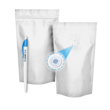 Дой-Пак 150 г белый 130х200 с клапаном для кофе