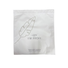 Пакет Саше белый с зип замком с печатью