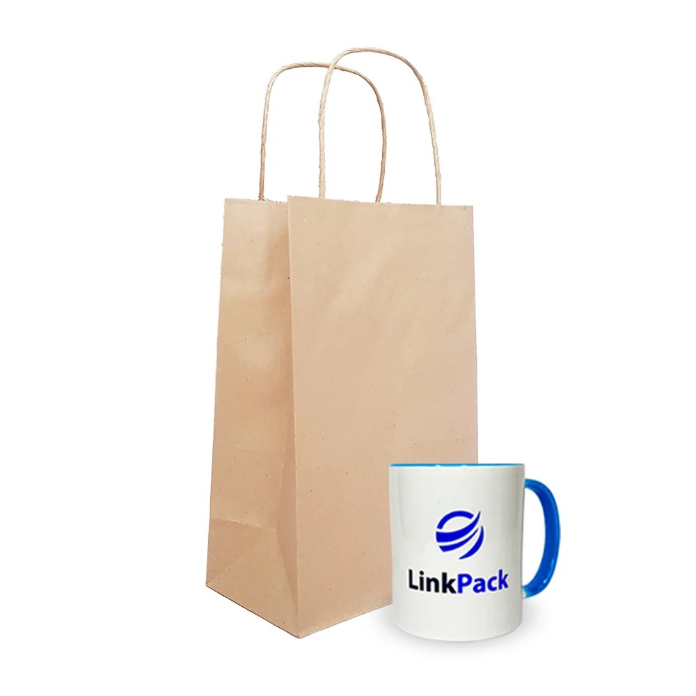 пакет крафтовый с ручками